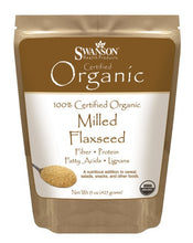 Load image into Gallery viewer, Swanson Certified Organic Milled Flaxseed 425gm
