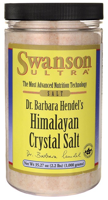 Swanson Ultra Himalayan Crystal Salt 1kg - Natural Supplement
