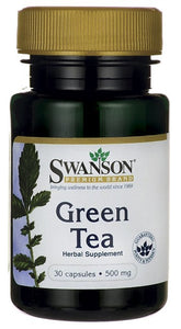 Swanson Premium Green Tea 500mg 30 Capsules