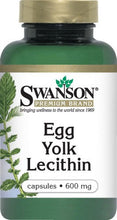 Load image into Gallery viewer, Swanson Premium Egg Yolk Lecithin 60 Capsules
