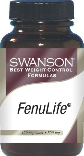 Swanson Best Weight-Control Formulas Fenulife 500 mg, 120 Capsules