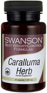 Swanson Best Weight-Control Formulas Caralluma Herb 500mg 60 Capsules