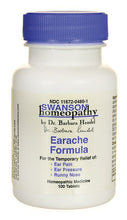 Load image into Gallery viewer, Swanson Homeopathy Earache Formula 100 Tablets