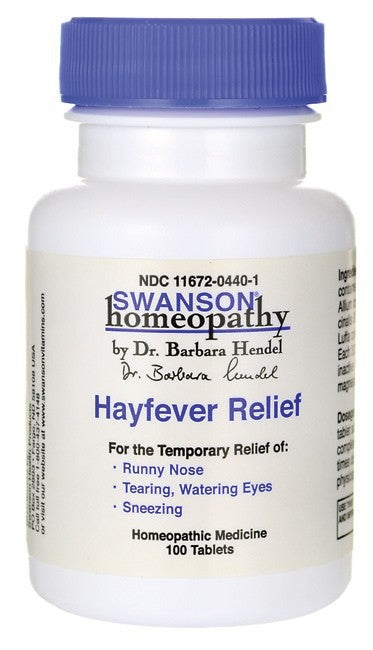 Swanson Homeopathy Hayfever Relief 100 Tablets