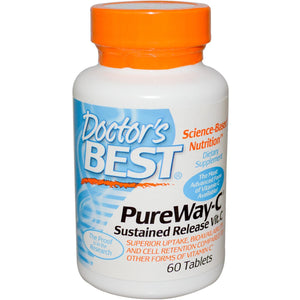 Doctor's Best PureWay Sustained Release Vitamin C 60 Tablets