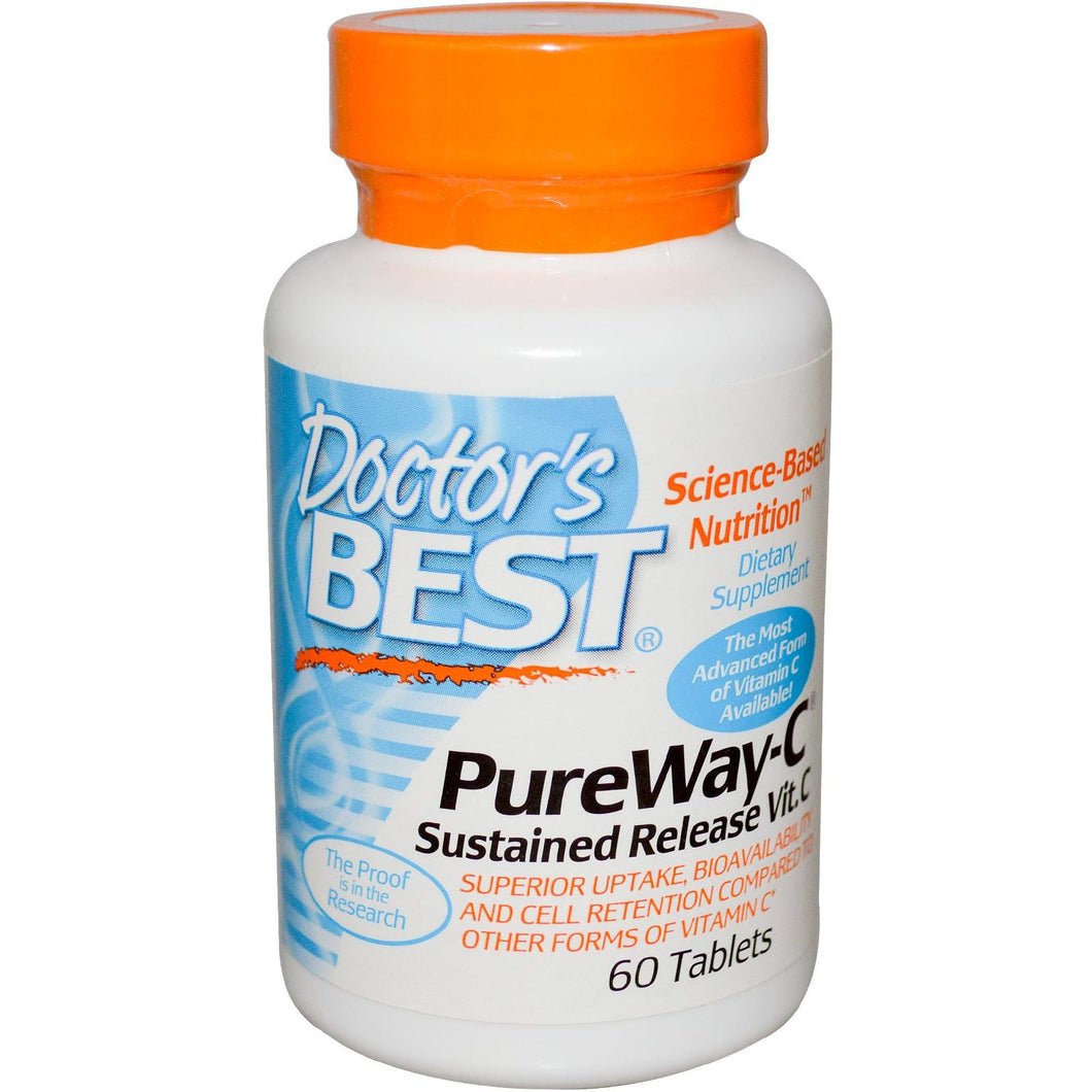 Doctor's Best PureWay Sustained Release Vitamin C 60 Tablets
