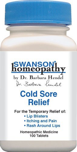 Swanson Homeopathy Cold Sore Relief 100 Tablets