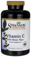 Load image into Gallery viewer, Swanson Premium Vitamin C 1000mg with Rose Hips 2500 Tablets