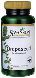 Swanson Premium Grapeseed 380mg 100 Capsules