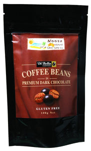 Noosa Natural Chocolate Co., Coffee Beans in Dark Chocolate, 100 g