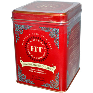 Harney & Sons, Fine Teas, Pomegranate Oolong, 20 Sachets, 1.4 oz, 40 g