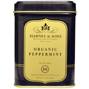 Harney & Sons, Organic, Peppermint Tea, Caffeine Free, 1.5 oz, 42 g