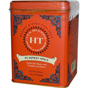 Harney & Sons, Tea Blends, Pumpkin Spice, 20 Tea Sachets, 1.4 oz, 40 g