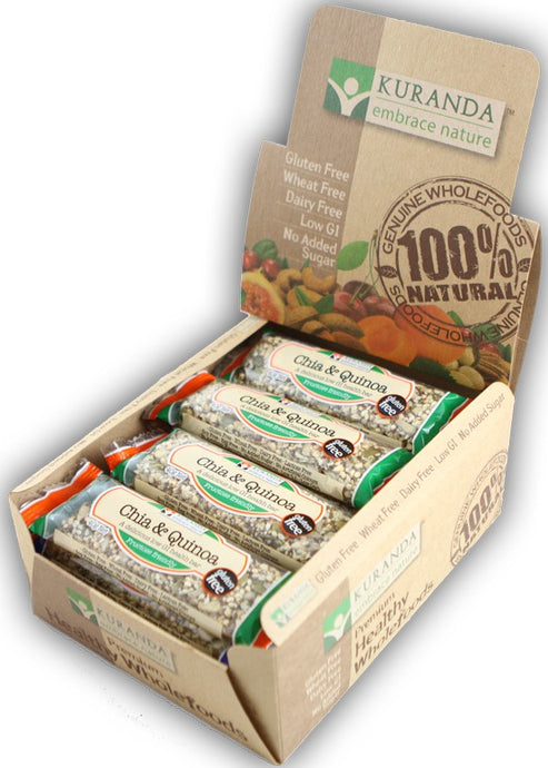 Kuranda, Natural Health Bars, Chia & Quinoa, 40 g X 16 Bars