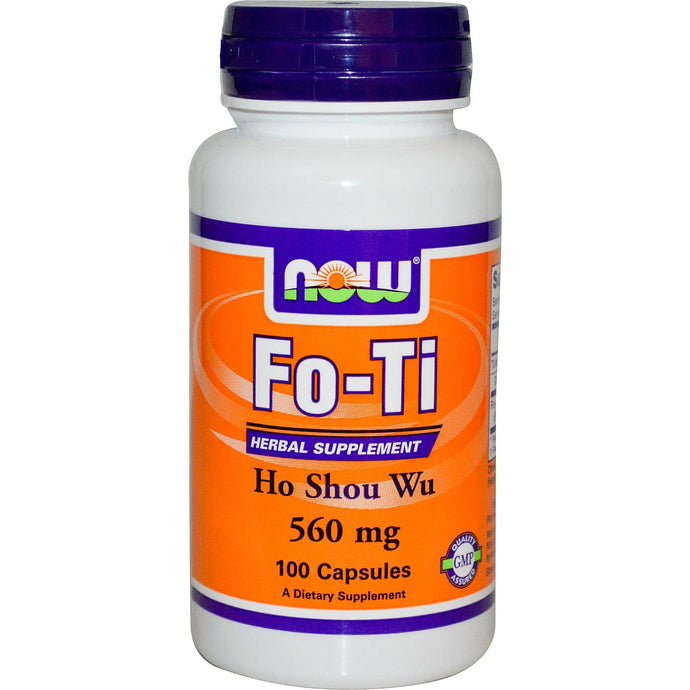 Now Foods Fo-Ti Ho Shou Wu 560mg 100 Capsules - Dietary Supplement