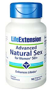 Life Extension, Advanced Natural Sex For Women, 50 +, 90 Veggie Capsules