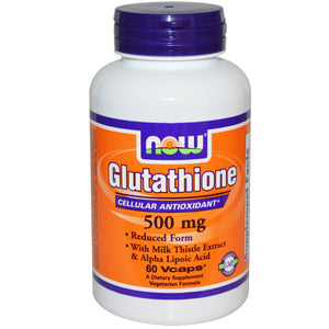 Now Foods Glutathione 500 mg 60 Vcaps - Dietary Supplement