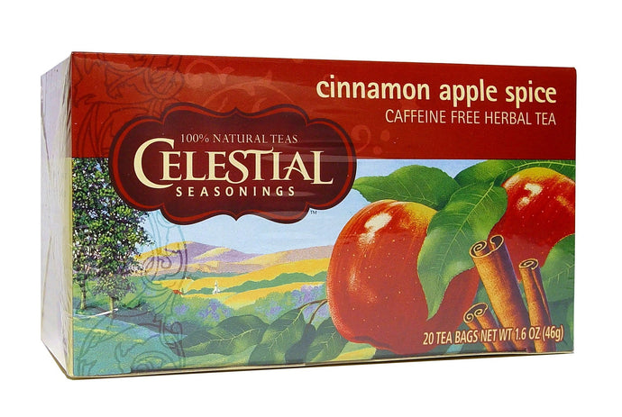 Celestial Seasonings Tea Cinamon Apple Spice Caffeine Free 20 Tea Bags 46g