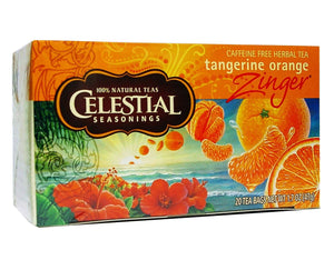 Celestial Seasonings, Tea, Tangerine Orange Zinger, Caffeine Free, 20 Tea Bags, 47 g