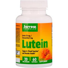 Load image into Gallery viewer, Jarrow Formulas Lutein 20mg 60 Softgels