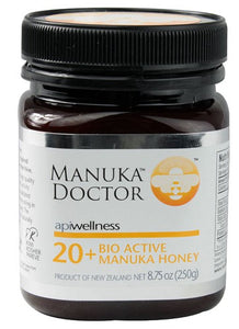 Manuka Doctor Apiwellness 20 + Bio Active Manuka Honey 8.75 oz 250 g