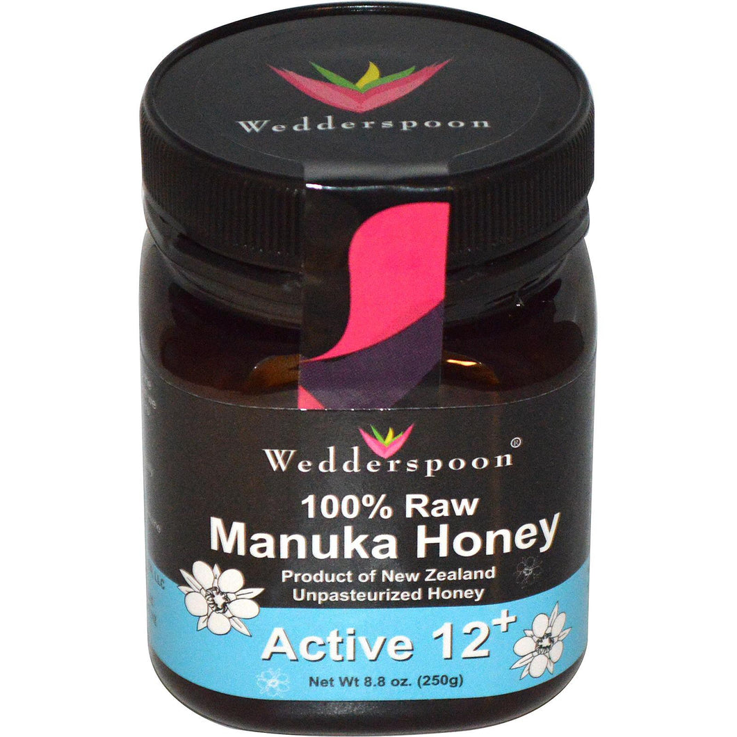 Wedderspoon Organic Inc. 100 % Raw Manuka Honey Active 12 + 250 mg