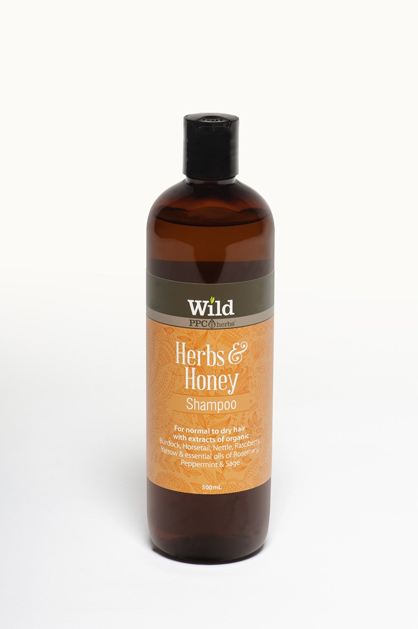 Wild PPC Herbs, Herbs & Honey, Shampoo, 500 ml