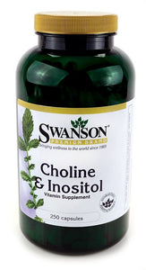 Swanson Premium Choline & Inositol 250mg 250 Capsules