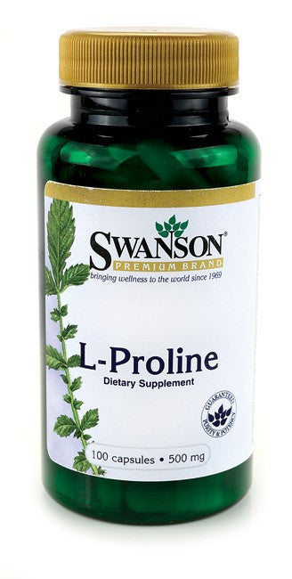 Swanson Premium L-Proline 500 mg 100 Capsules ... VOLUME DISCOUNT