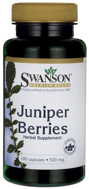 Swanson Premium Juniper Berries 520 mg 100 Capsules