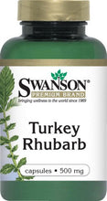 Load image into Gallery viewer, Swanson Premium Turkey Rhubarb 500 mg 100 Capsules