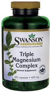 Swanson Premium Triple Magnesium Complex 300 Capsules