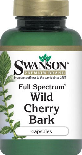 Swanson Premium Full-Spectrum Wild Cherry Bark 500mg 90 Capsules