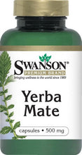 Load image into Gallery viewer, Swanson Premium Yerba Mate 4:1 125 mg 120 Capsules