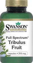 Load image into Gallery viewer, Swanson Premium Full-Spectrum Tribulus Fruit 500mg 90 Capsules