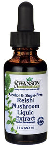 Swanson Premium Reishi Mushroom Liquid Extract (Alcohol & Sugar Free) 29.6ml 1 fl oz