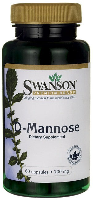 Swanson Premium D-Mannose 700 mg 60 Capsules - Dietary Supplement