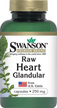 Load image into Gallery viewer, Swanson Premium Raw Heart Glandular 250mg 60 Capules