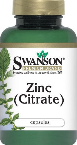 Swanson Premium Zinc (Citrate) 30mg 60 Capsules
