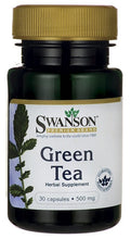Load image into Gallery viewer, Swanson Premium Green Tea 500mg 30 Capsules
