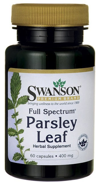 Swanson Premium Full-Spectrum Parsley Leaf 400mg 60 Capsules