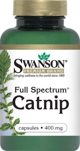 Swanson Premium Full-Spectrum Catnip 400mg 60 Capsules