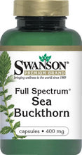 Load image into Gallery viewer, Swanson Premium Full-Spectrum Sea Buckthorn 400mg 60 Capsuless