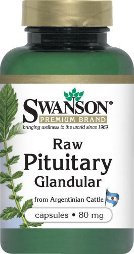 Swanson Premium Raw Pituitary Glandular 80mg 60 Capsules