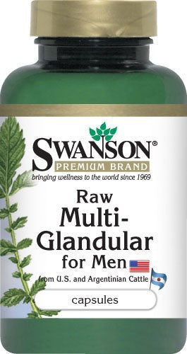 Swanson Premium Raw Multi-Glandular For Men 60 Capsules