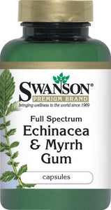 Swanson Premium Full-Spectrum Echinacea & Myrrh 60 Capsules