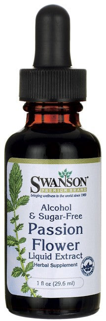 Swanson Premium Passion Flower Liquid Extract (Alcohol & Sugar Free) 29.6ml 1 fl oz