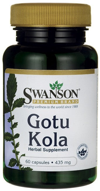 Swanson Premium Gotu Kola 435mg 60 Capsules