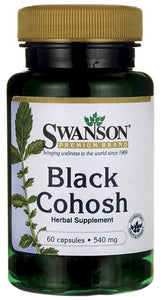 Swanson Premium Black Cohosh 540mg 60 Capsules - Herbal Supplement