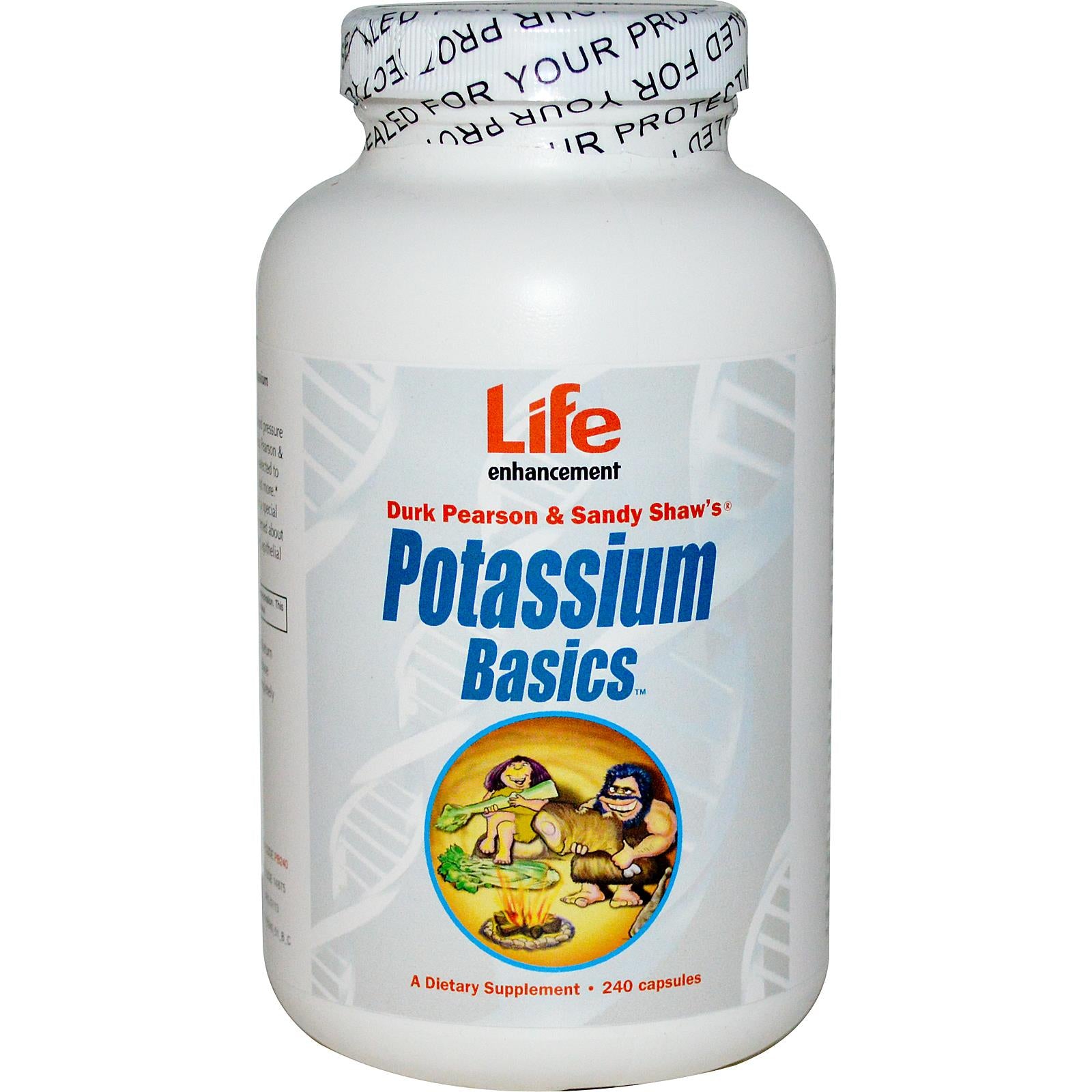 Life Enhancement, Potassium Basics, 240 Capsules